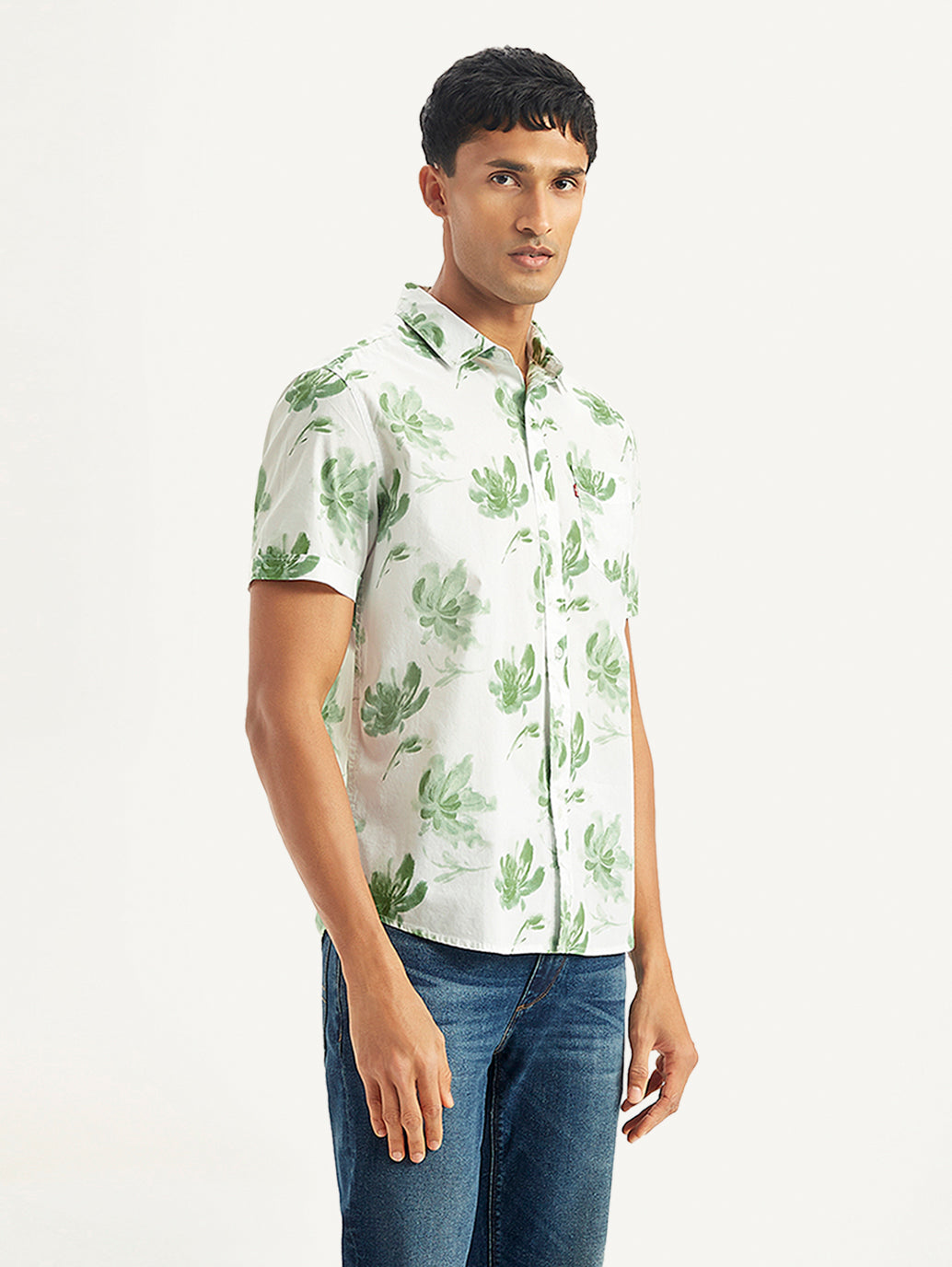 Men's Floral Slim Fit Shirt