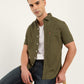Men's Solid Slim Fit Shirt - Styleshot View