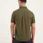 Men's Solid Slim Fit Shirt - Back View