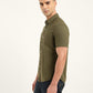Men's Solid Slim Fit Shirt - Side View