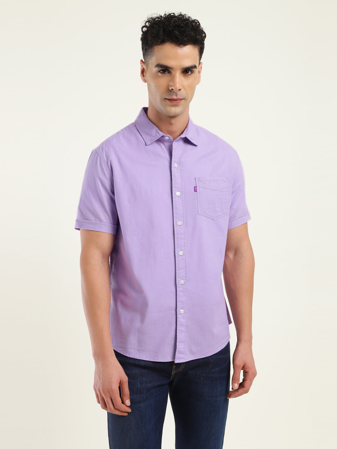 Men's Solid Slim Fit Shirt