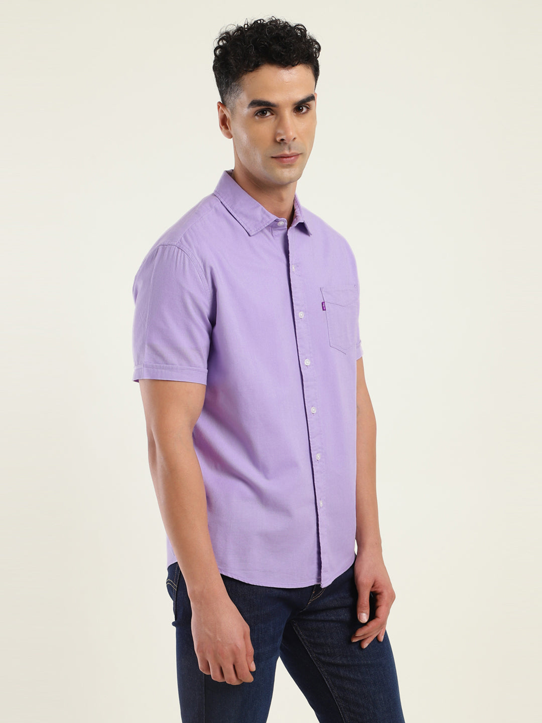 Men's Solid Slim Fit Shirt