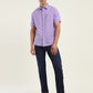 Men's Solid Slim Fit Shirt - Front View