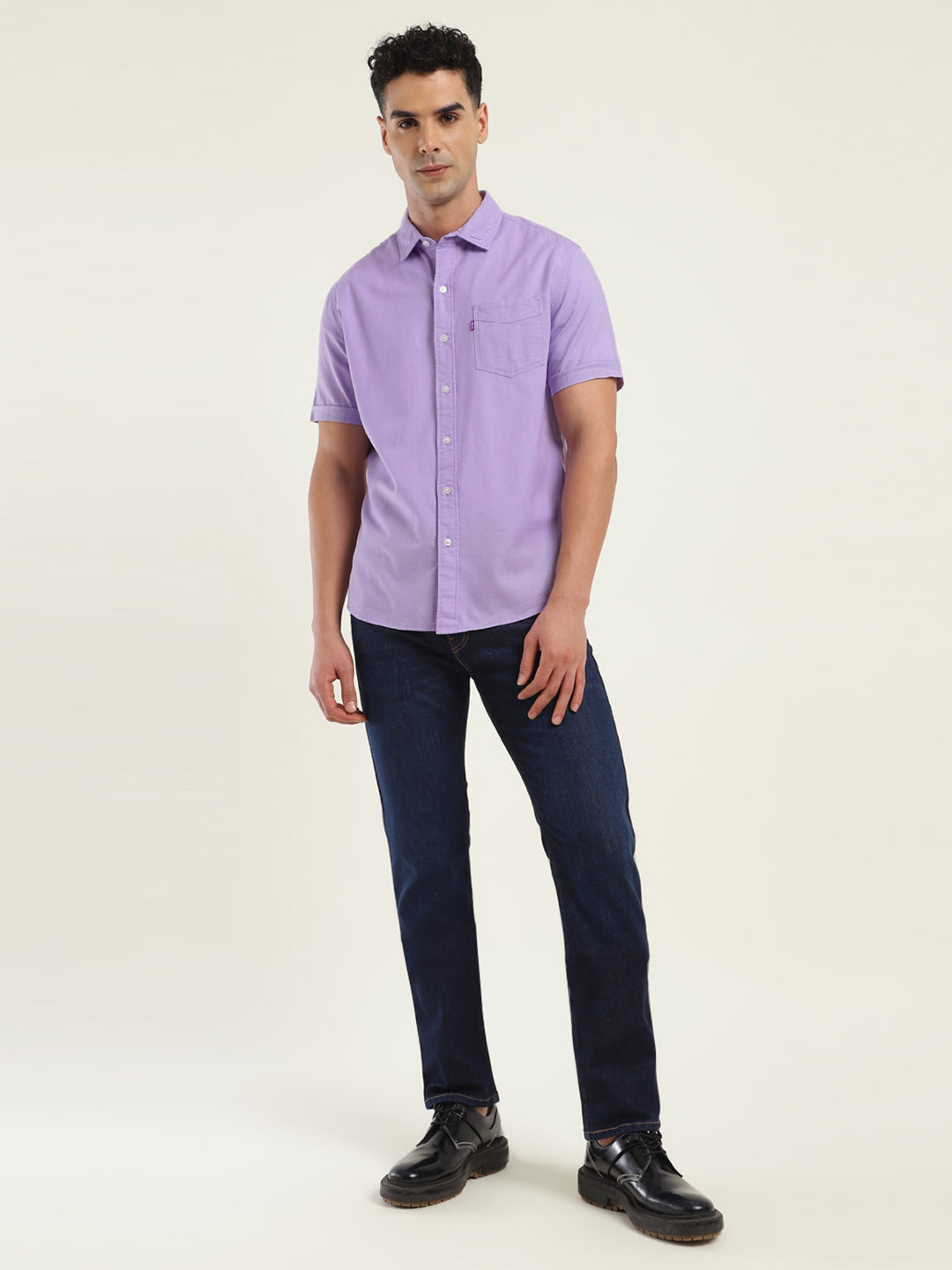 Men's Solid Slim Fit Shirt