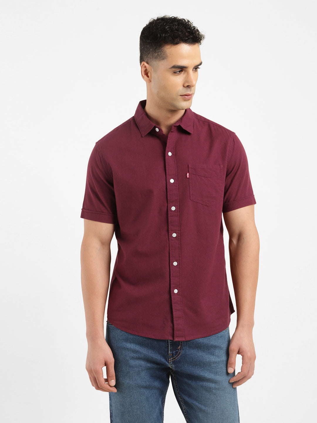 Men's Solid Slim Fit Shirt