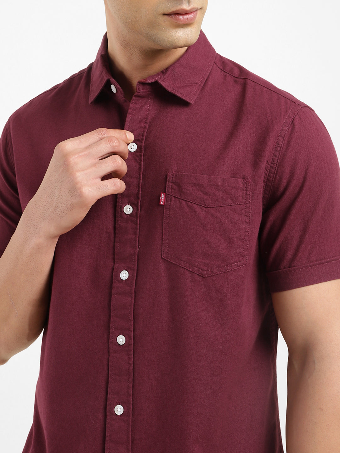 Men's Solid Slim Fit Shirt