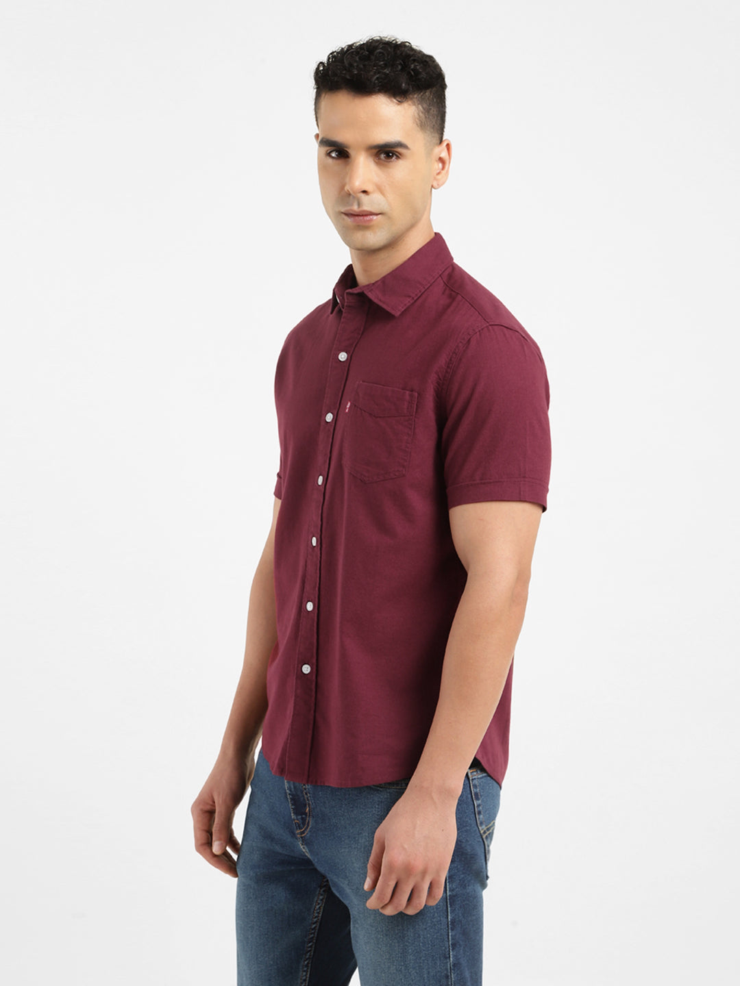 Men's Solid Slim Fit Shirt