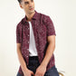 Men's All Over Printed Slim Fit Shirt