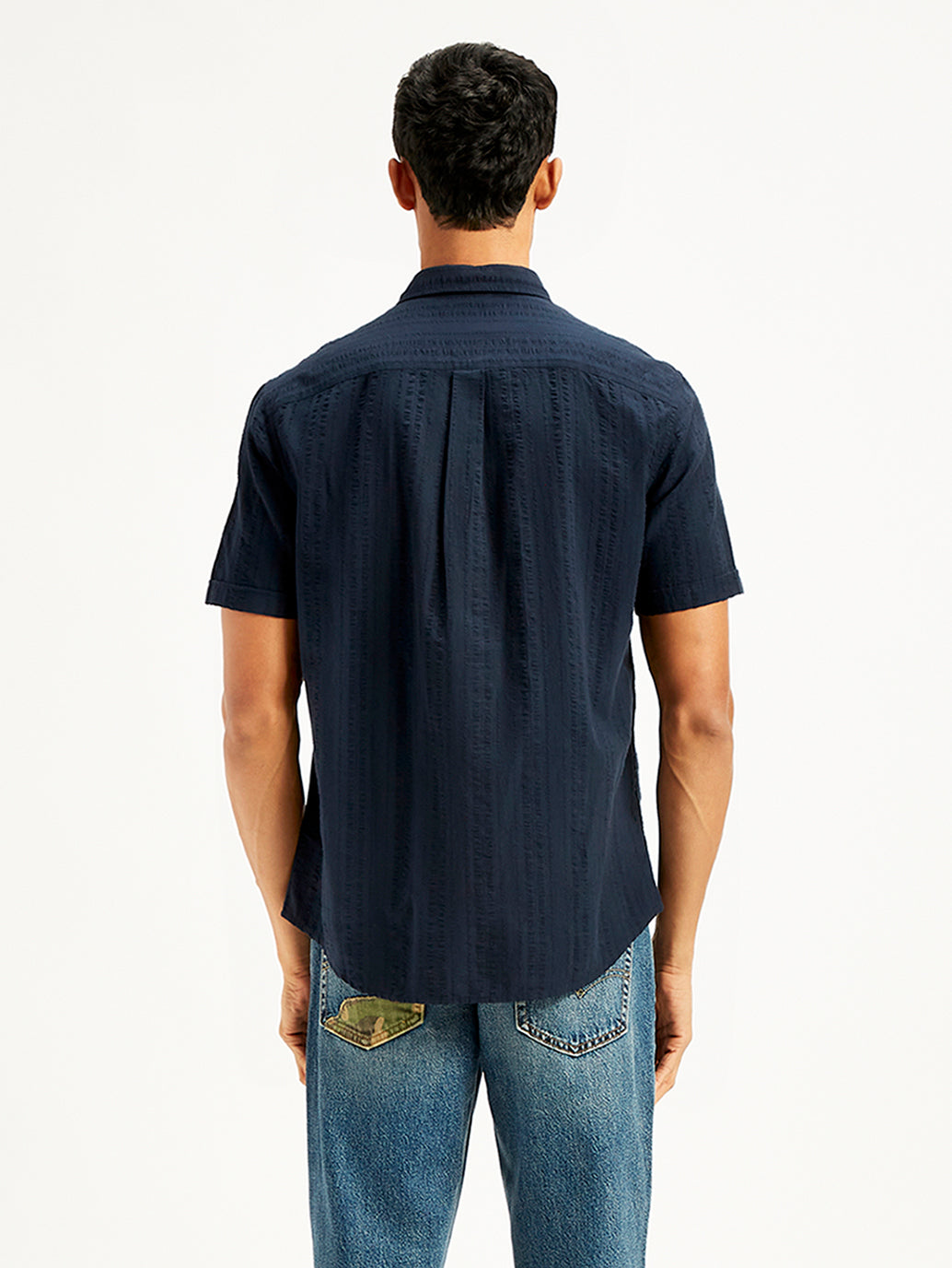 Men's Textured Regular Fit Shirt