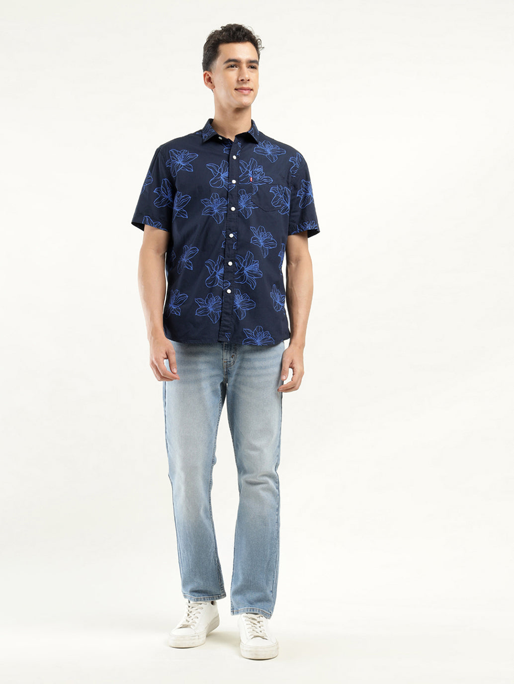 Men's Printed Slim Fit Shirt