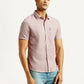 Men's Solid Slim Fit Shirt - Side View