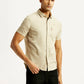 Men's Solid Slim Fit Shirt - Side View