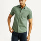 Men's Solid Slim Fit Shirt - Styleshot View