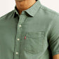 Men's Solid Slim Fit Shirt - Detail View
