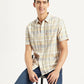 Men's Checkered Slim Fit Oxford Shirt - Styleshot View