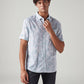 Men's Printed Slim Fit Shirt - Styleshot View