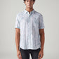 Men's Printed Slim Fit Shirt - Front View