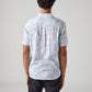 Men's Printed Slim Fit Shirt - Back View