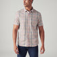 Men's Checkered Slim Fit Shirt - Front View