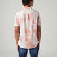 Men's Abstract Slim Fit Shirt - Back View