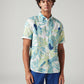 Men's Printed Slim Fit Shirt - Front View