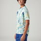 Men's Printed Slim Fit Shirt - Side View
