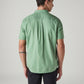 Men's Solid Slim Fit Oxford Shirt - Back View