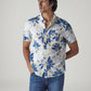 Men's Floral Slim Fit Dobby Shirt - Styleshot View