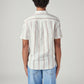 Men's Striped Relaxed Fit Shirt - Back View