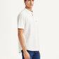 Men's Solid White Slim Fit Oxford Shirt - Side View