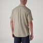 Men's Solid Slim Fit Oxford Shirt - Back View