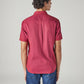 Men's Solid Slim Fit Shirt - Back View
