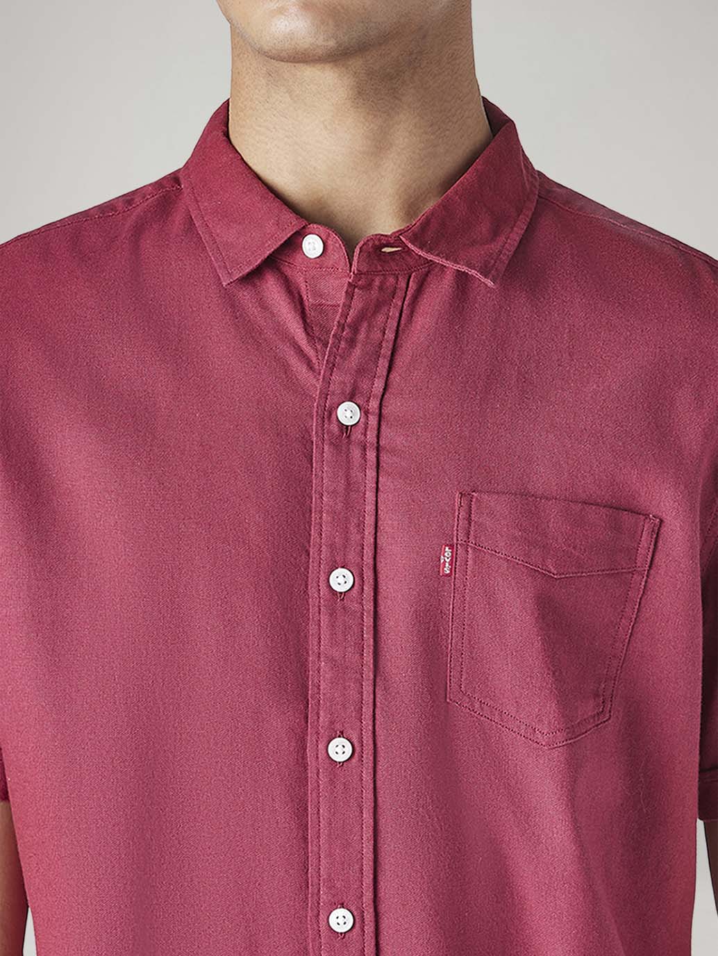 Men's Solid Slim Fit Oxford Shirt - 20 View