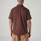 Men's Solid Slim Fit Oxford Shirt - Back View