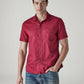 Men's Solid Slim Fit Shirt - Front View