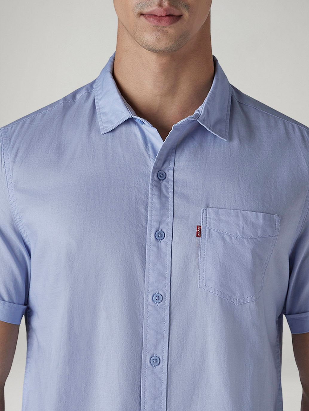 Men's Solid Button Down Collar Slim Fit Oxford Shirt - 20 View