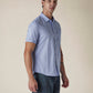 Men's Solid Button Down Collar Slim Fit Oxford Shirt - Side View