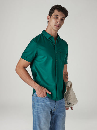 levi's Men's Solid Button Down Collar Slim Fit Oxford Shirt-picture-45