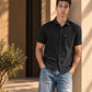 Men's Solid Button Down Collar Slim Fit Oxford Shirt - 329080457 View