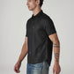 Men's Solid Button Down Collar Slim Fit Oxford Shirt - 20 View