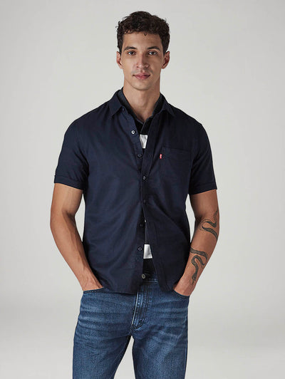 Men's Solid Button Down Collar Slim Fit Oxford Shirt-image-22