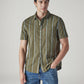 Men's Striped Slim Fit Dobby Shirt - Styleshot View