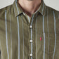 Men's Striped Slim Fit Dobby Shirt - 20 View