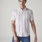 Men's Striped Slim Fit Dobby Shirt - Front View