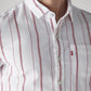 Men's Striped Slim Fit Dobby Shirt - Detail View