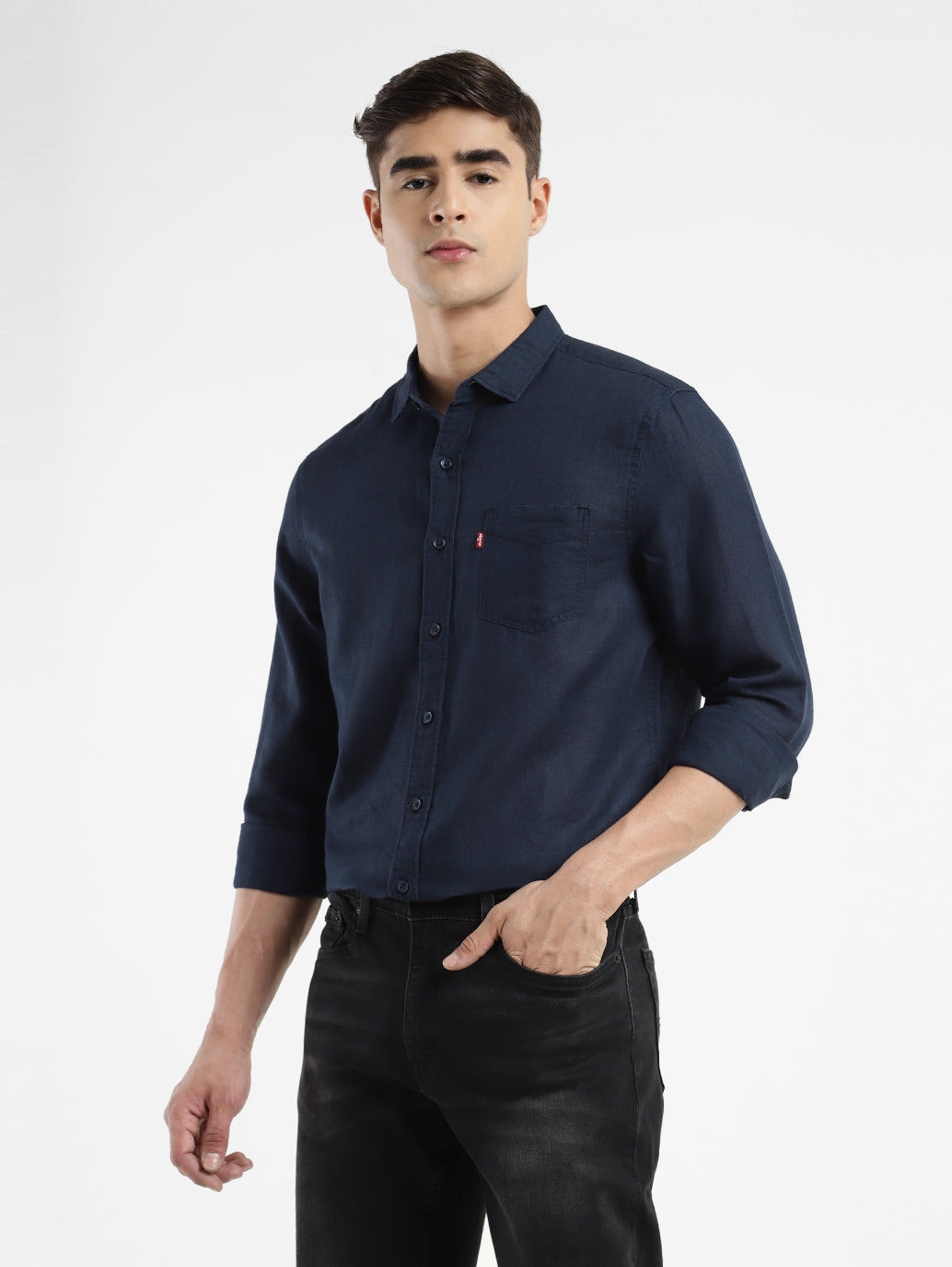 Men's Solid Regular Fit Shirt