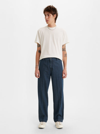 levi's Men's Blue Straight Fit Mid Rise Jeans-picture-13