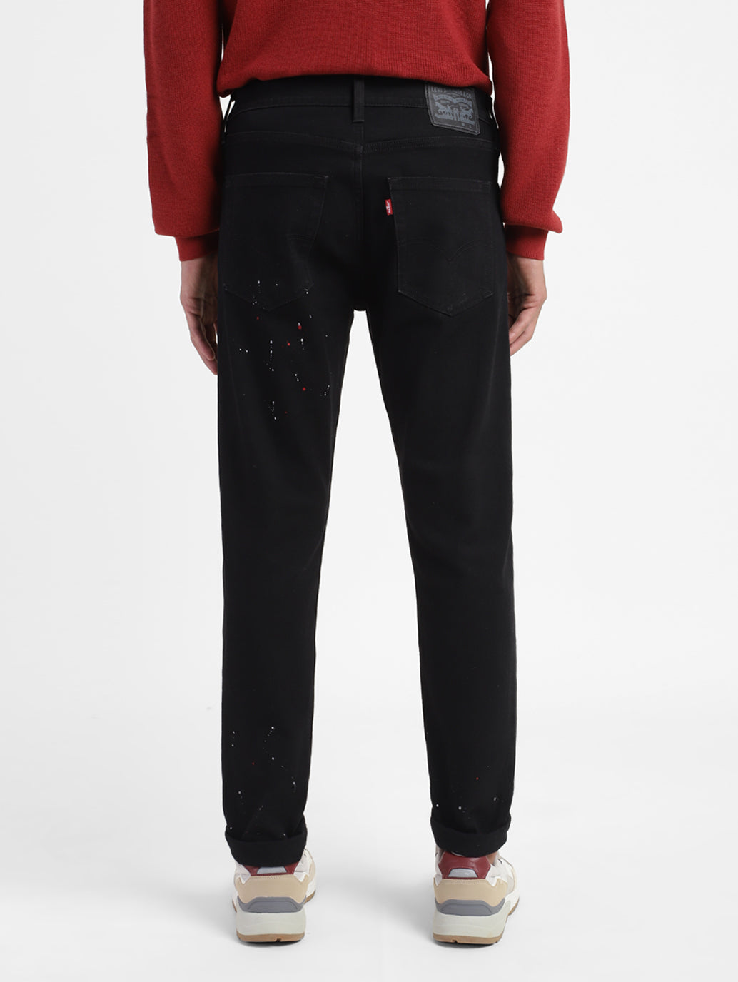 Men's 512 Black Slim Tapered Fit Mid Rise Jeans - b5914f2d-e3e1-442a-a373-2b7932ca0427 View