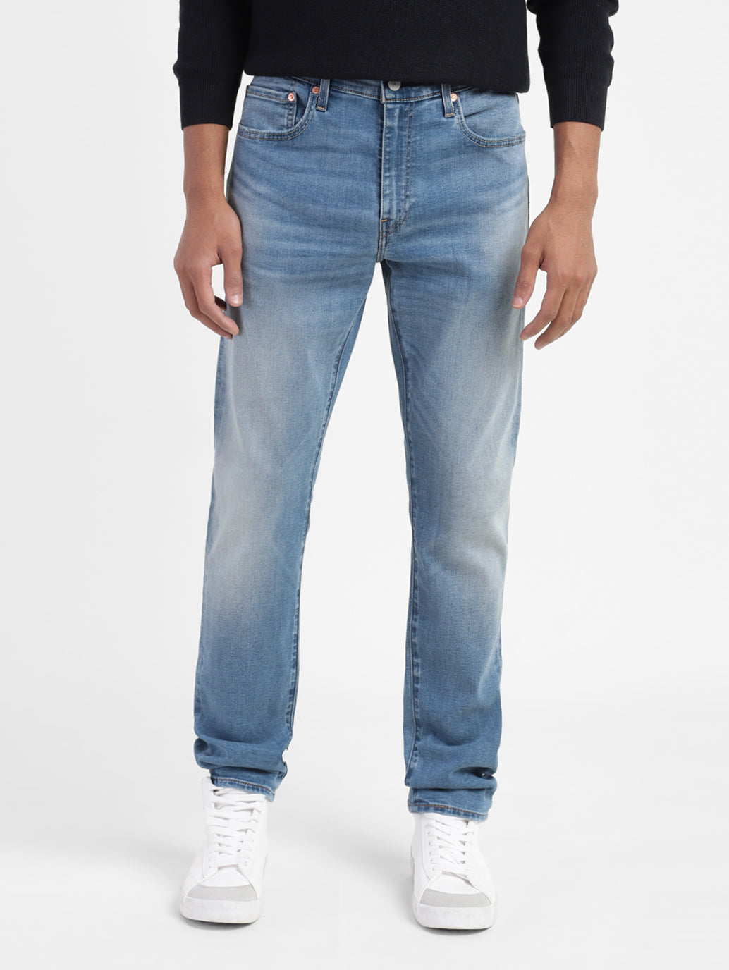 Men's 512 Blue Slim Tapered Fit Mid Rise Jeans
