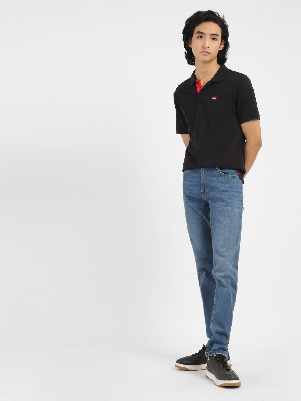 Men's 512 Blue Slim Tapered Fit Mid Rise Jeans
